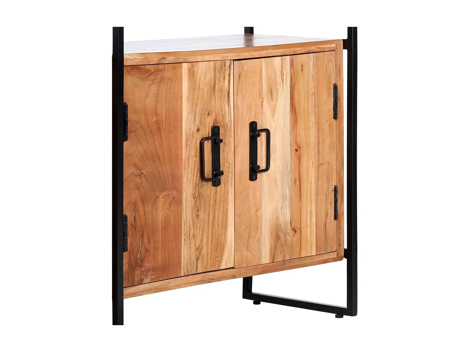 Bibliothèque à 4 niveaux 80x30x180 cm Bois d'acacia massif