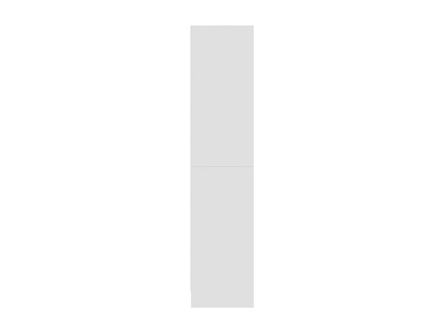 Bibliothèque 3 niveaux Blanc 60x24x109 cm Bois d'ingénierie