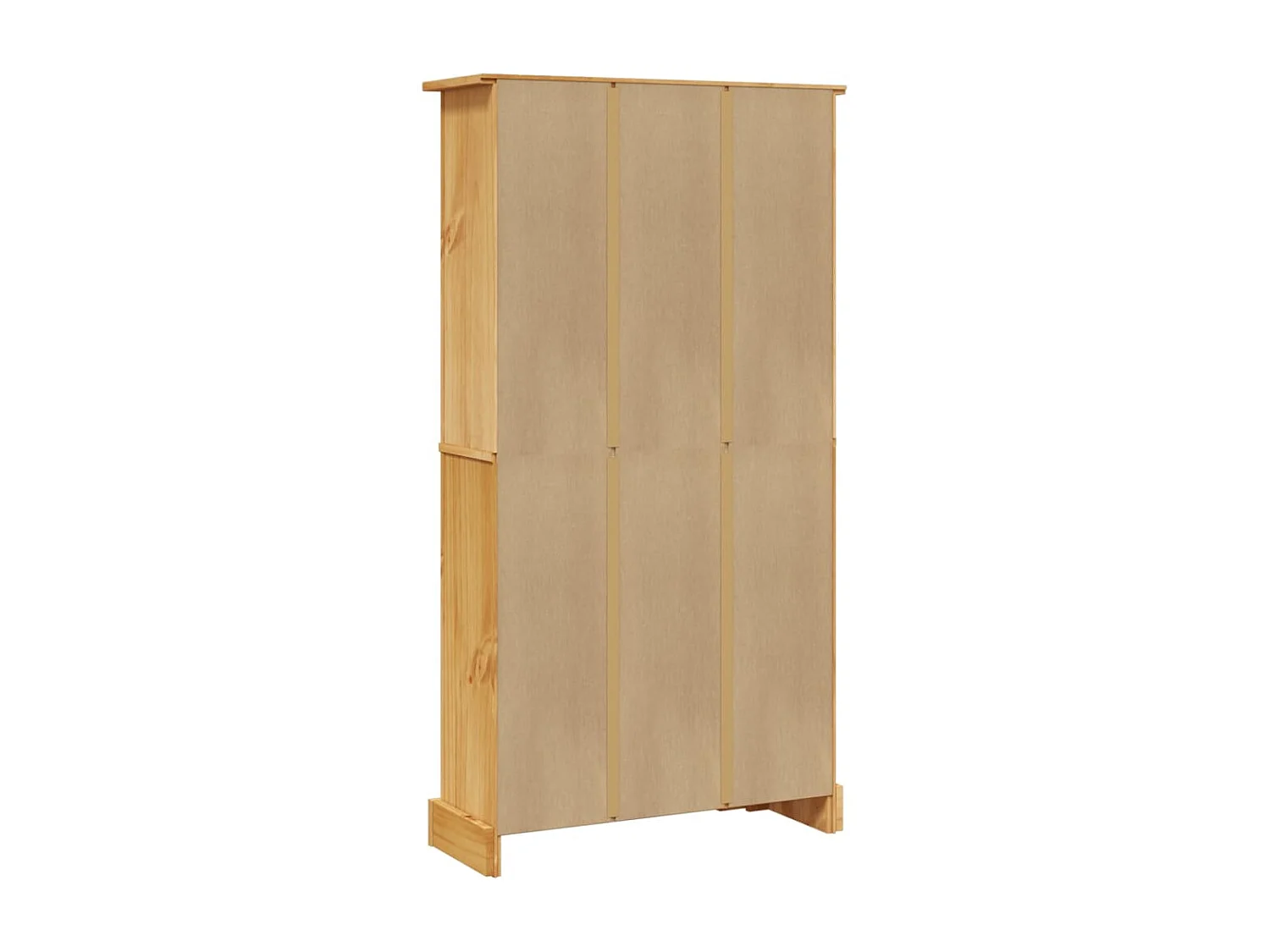 Bibliothèque 4 niveaux Gamme Corona Pin mexicain 81x29x150 cm