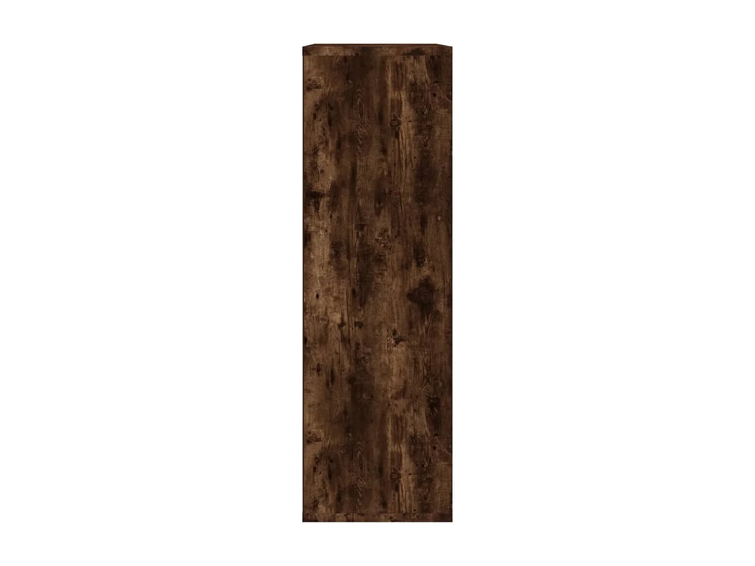 Bibliothèque/Buffet chêne fumé 50x25x80 cm bois d'ingénierie