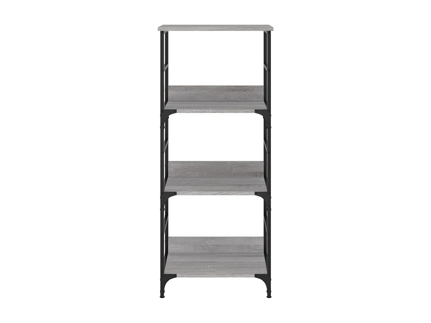 Bibliothèque sonoma gris 50x33x117,5 cm bois d'ingénierie