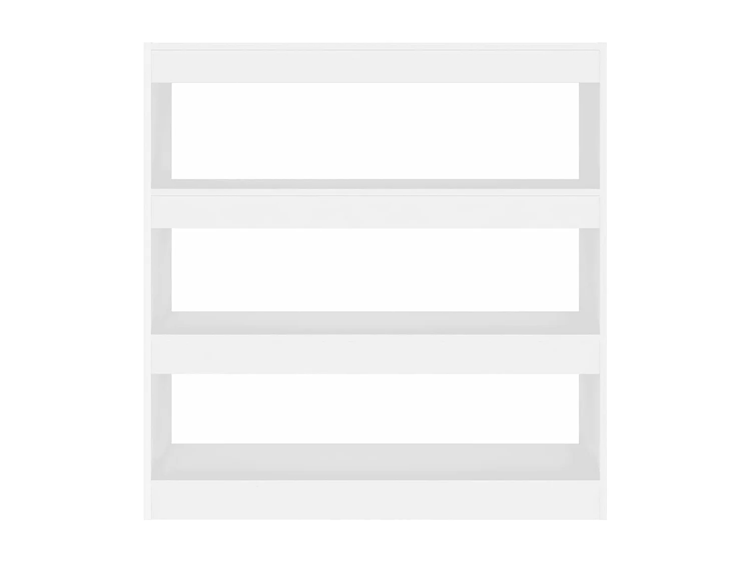 Bibliothèque/Séparateur de pièce Blanc 100x30x103 cm