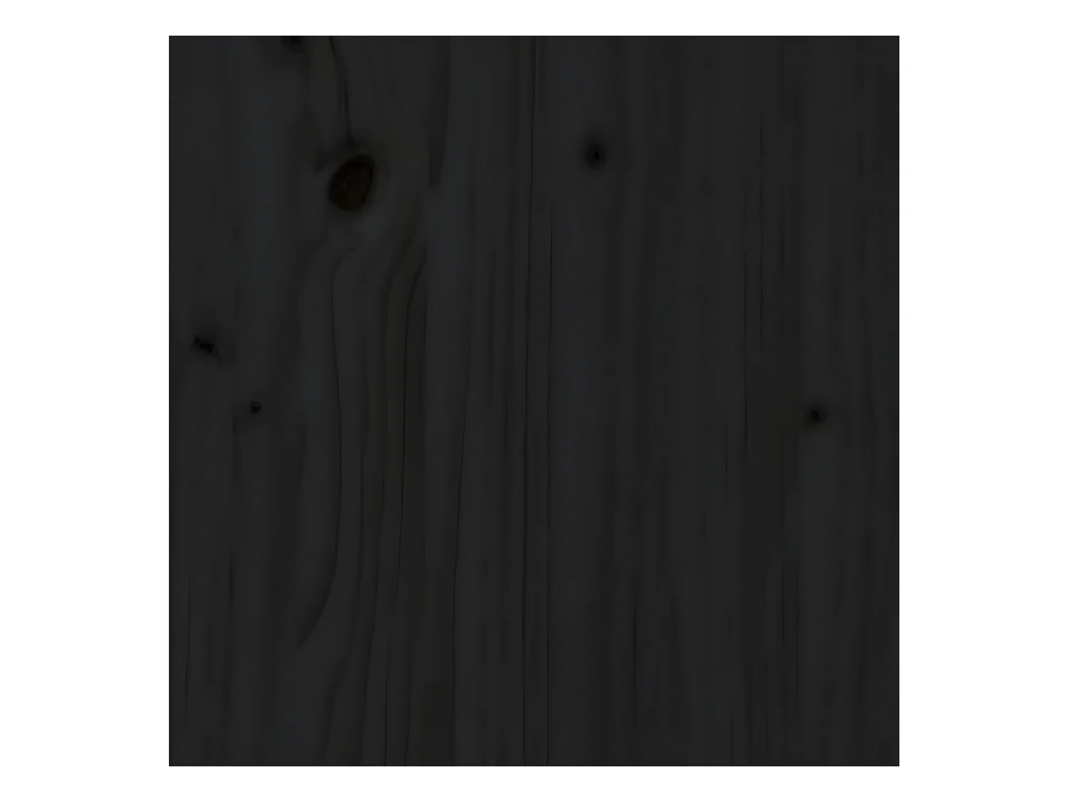 Bibliothèque/Séparateur de pièce Noir 60x35x160 cm Bois massif