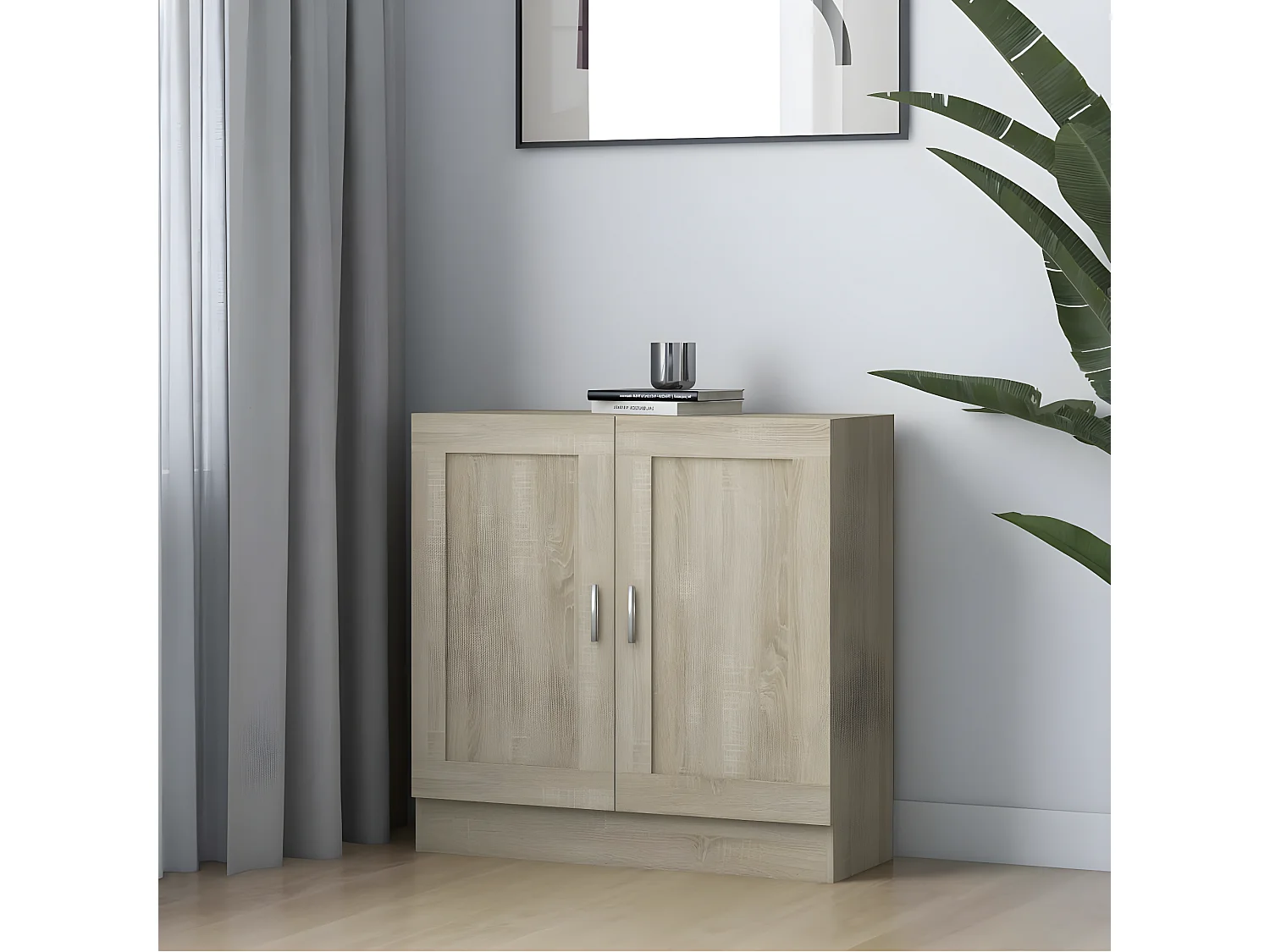 Bibliothèque Chêne sonoma 82,5x30,5x80 cm Aggloméré