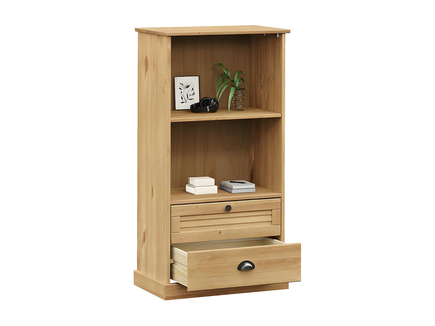 Boekenkast VIGO 60x35x114,5 cm massief grenenhout