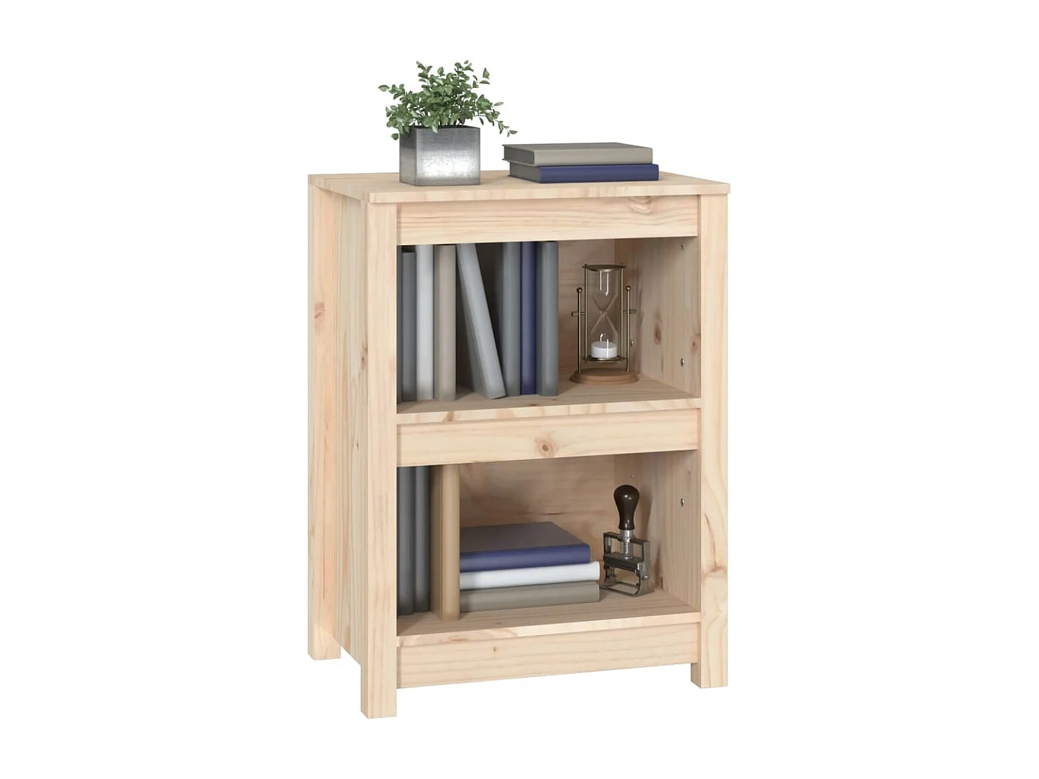 Bibliothèque 50x35x68 cm Bois de pin massif