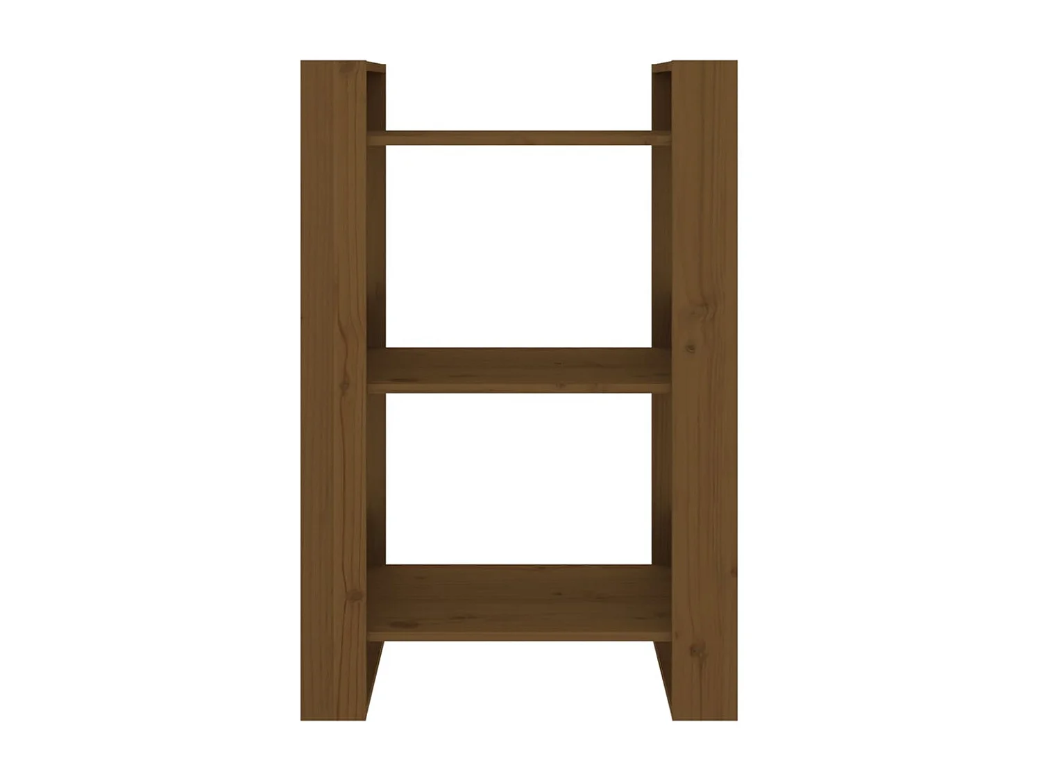 Bibliothèque/Cloison Marron miel 60x35x91 cm Bois massif