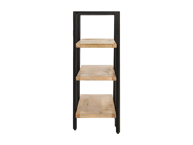 Boekenkastukkenmet 3 schappen 160x31x80 cm massief mangohout