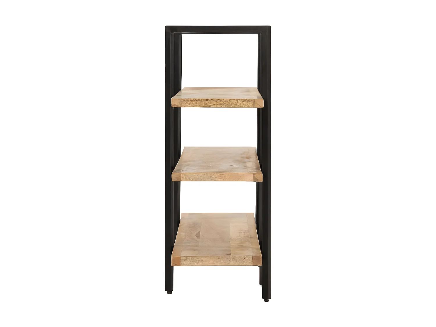 Boekenkastukkenmet 3 schappen 160x31x80 cm massief mangohout