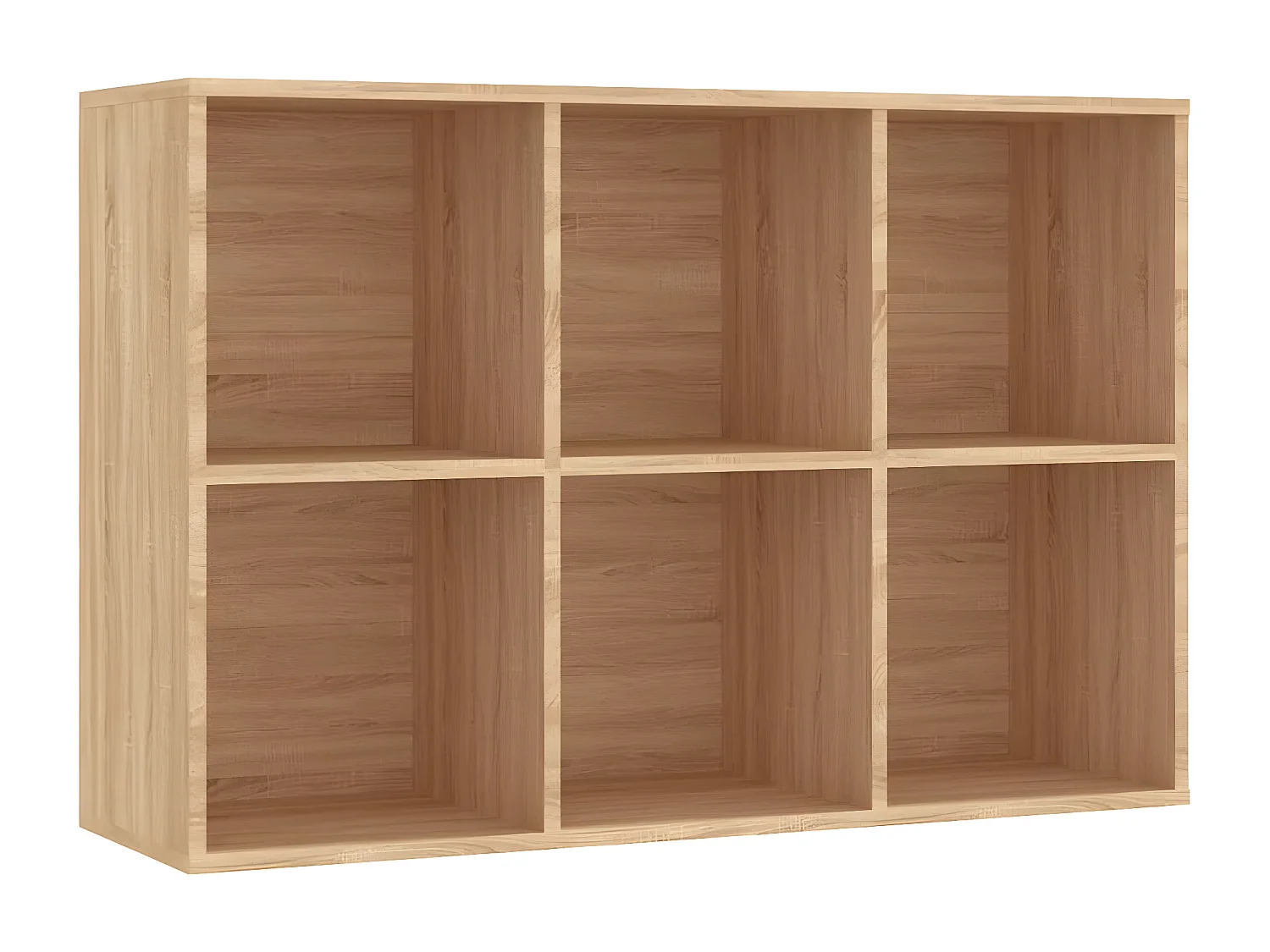 Boekenkast/dressoir 66x30x98 cm bewerkt hout sonoma eikenkleur