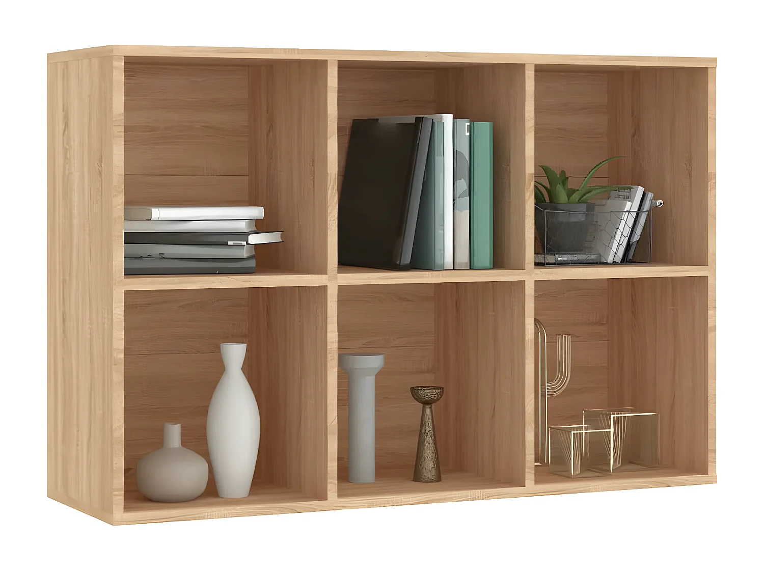 Bibliothèque/Buffet Chêne sonoma 66x30x97,8 cm Aggloméré