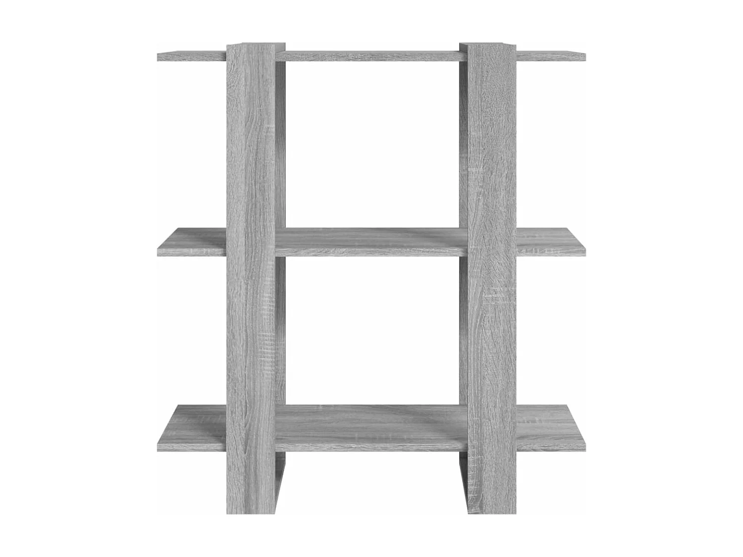 Estante/divisória 80x30x87 cm cor sonoma cinza