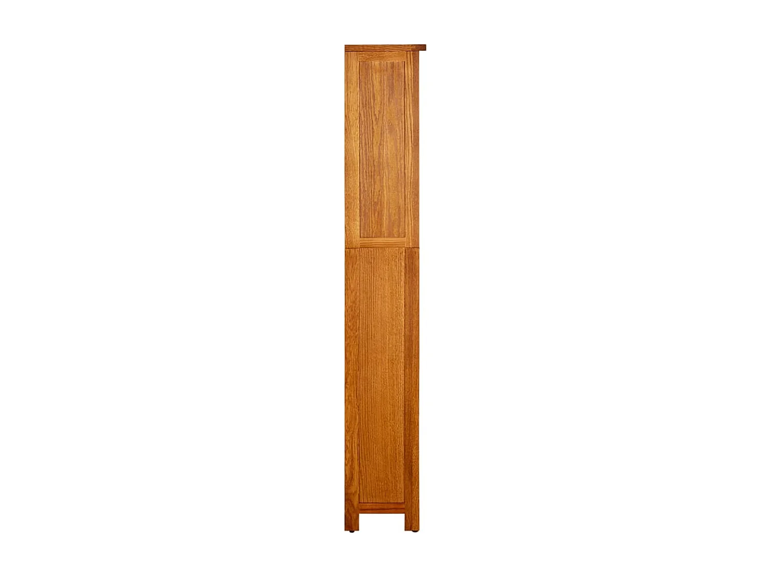 Estantería de 5 niveles de madera maciza de roble 45x22x140 cm