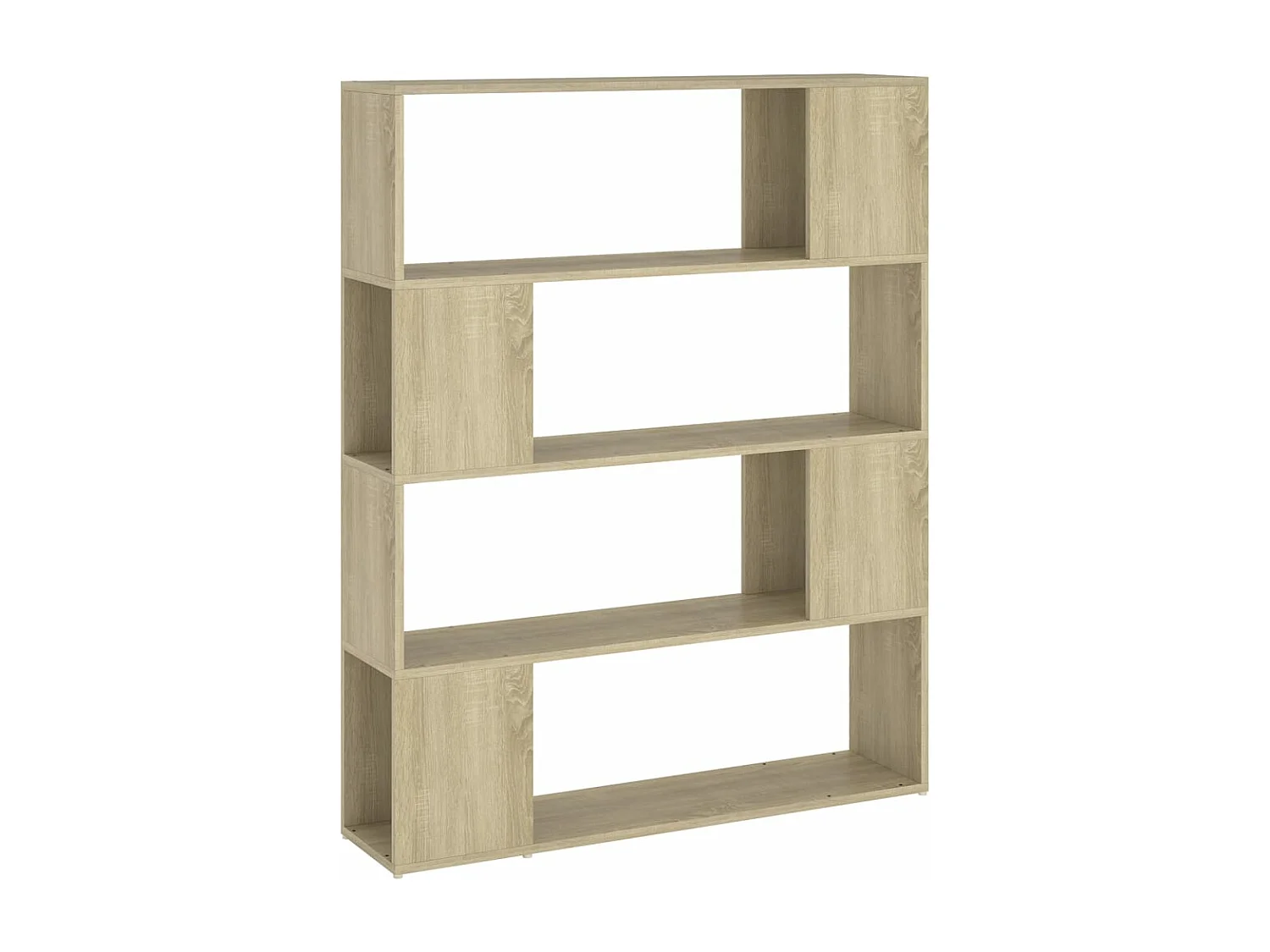 Bibliothèque/Séparateur de pièce Chêne sonoma 100x24x124 cm