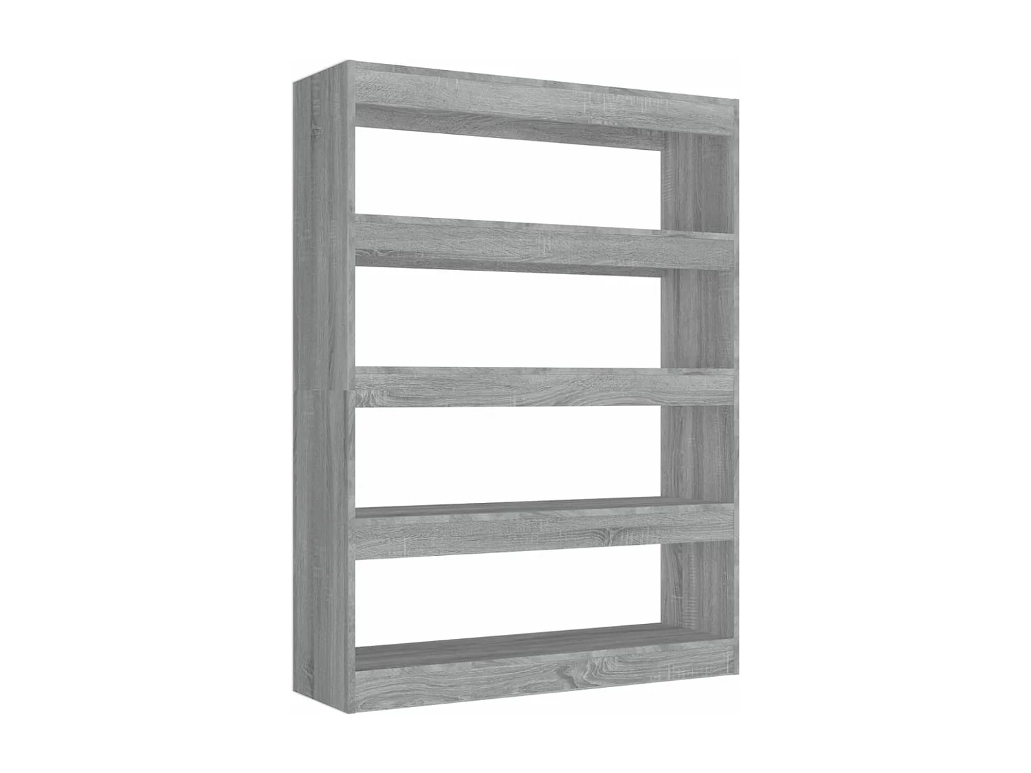 Bibliothèque/Séparateur de pièce Sonoma gris 100x30x135 cm