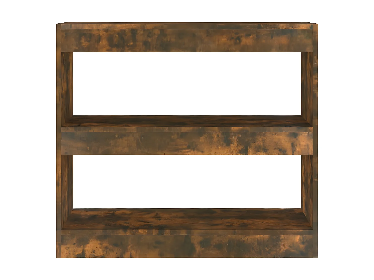 Bibliothèque/Séparateur de pièce Chêne fumé 80x30x72 cm