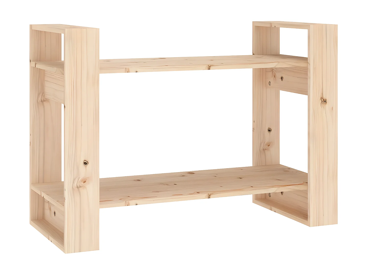 Estante/divisória 80x35x56,5 cm madeira de pinho maciça