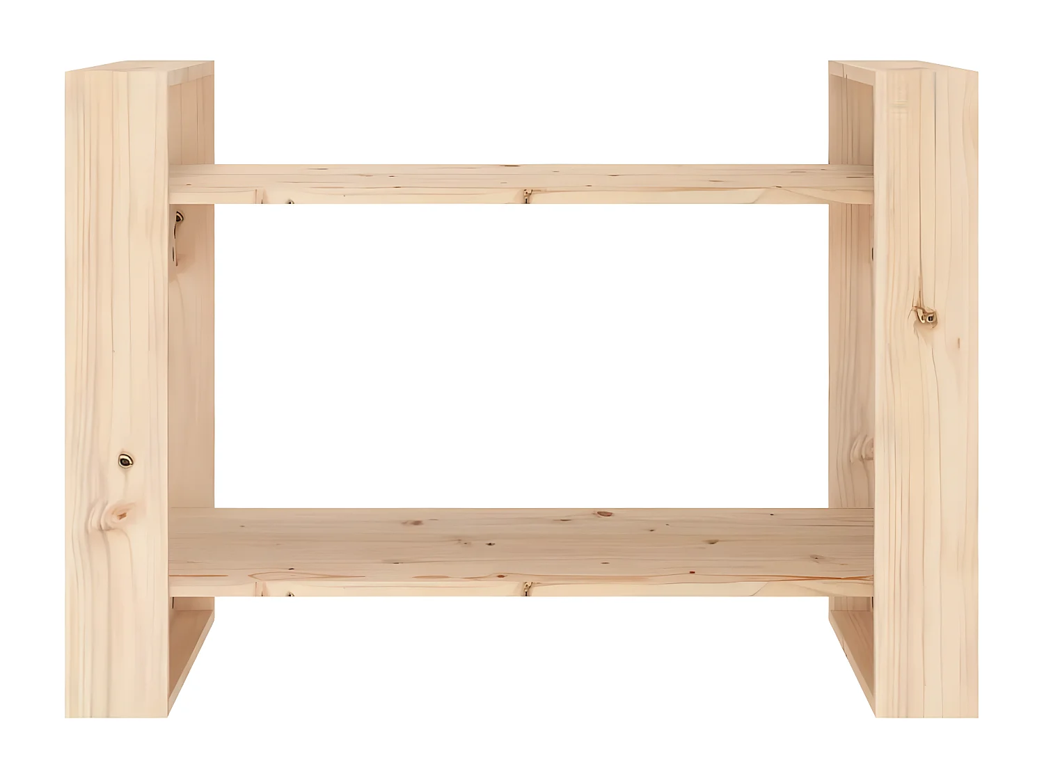 Estante/divisória 80x35x56,5 cm madeira de pinho maciça