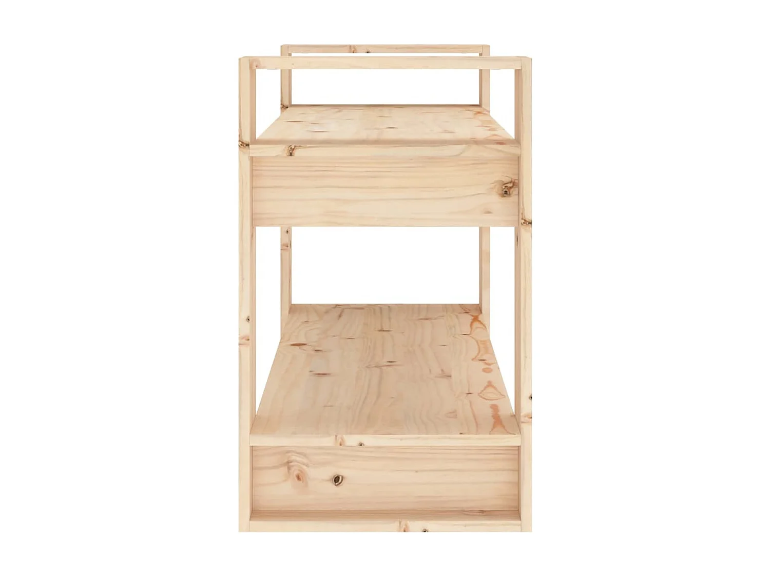 Estante/divisória 80x35x56,5 cm madeira de pinho maciça