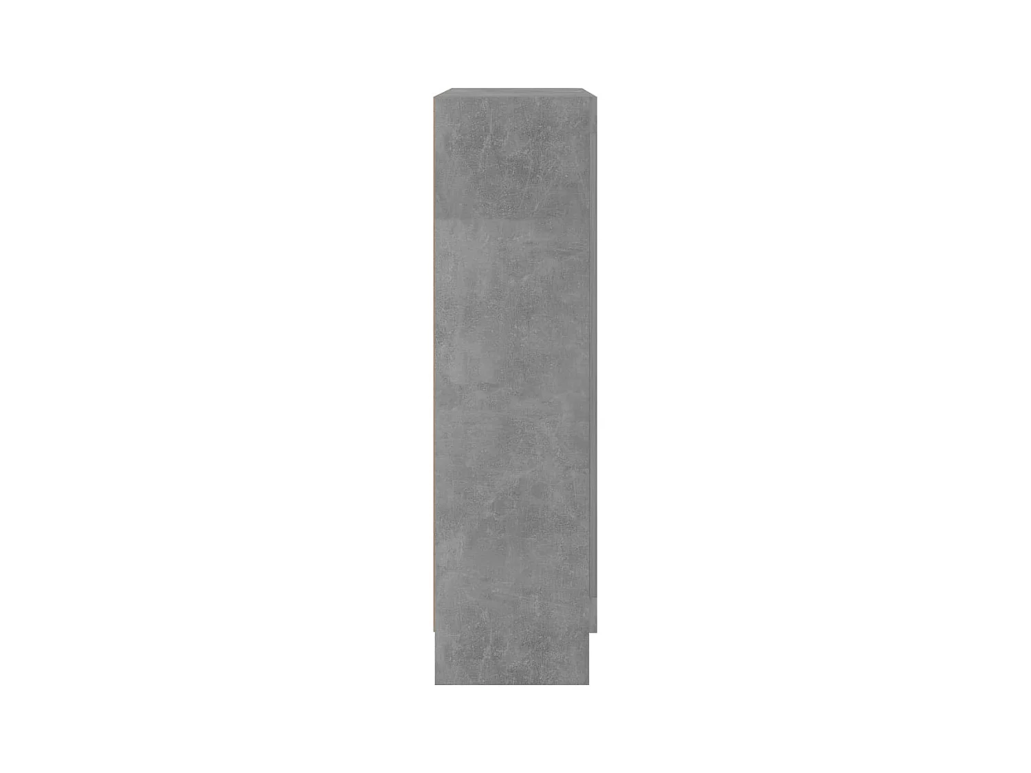 Bibliothèque Gris béton 82,5x30,5x115 cm Aggloméré