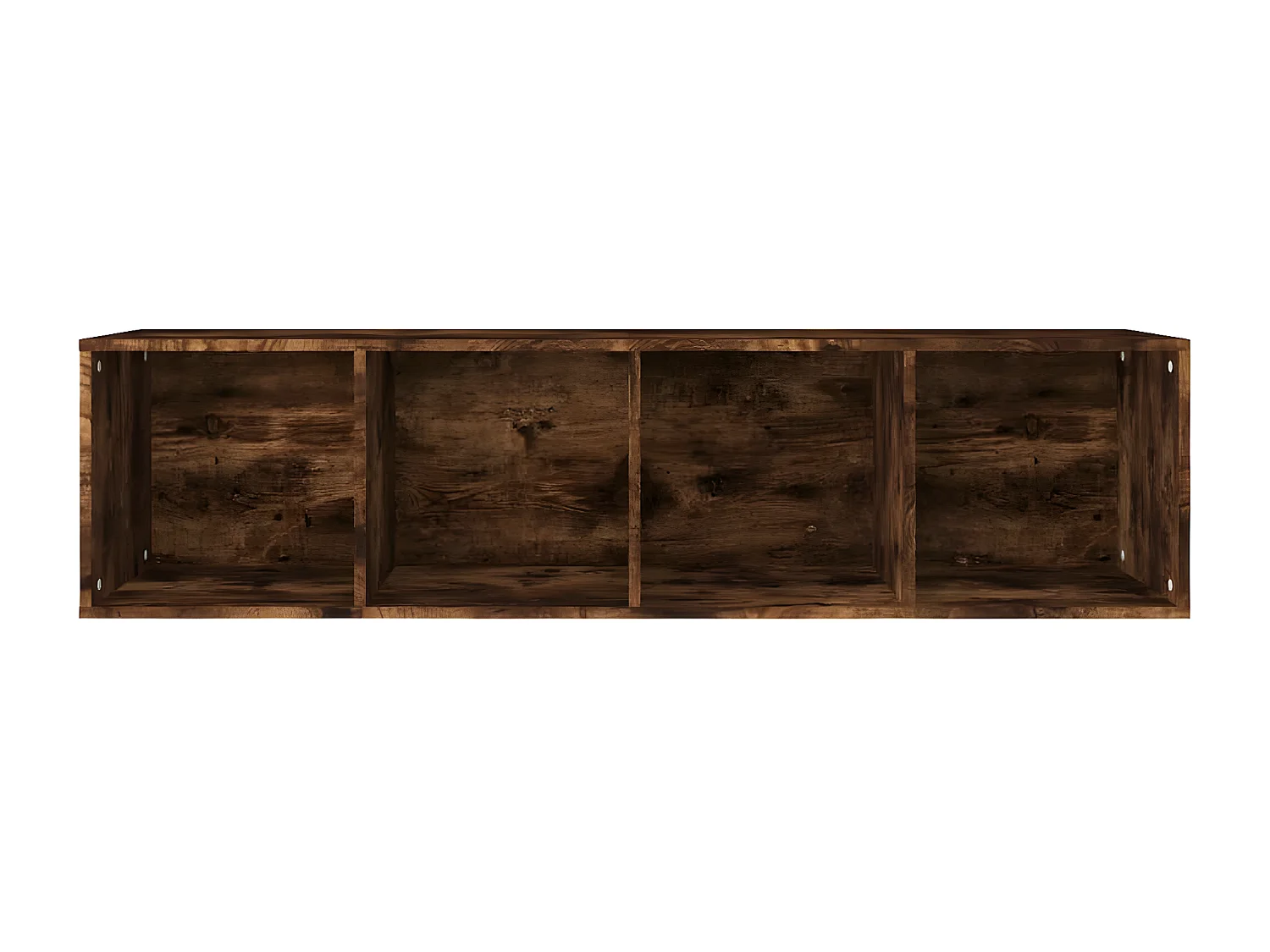 Estantería/mueble de TV contrachapada roble ahumado 36x30x143cm