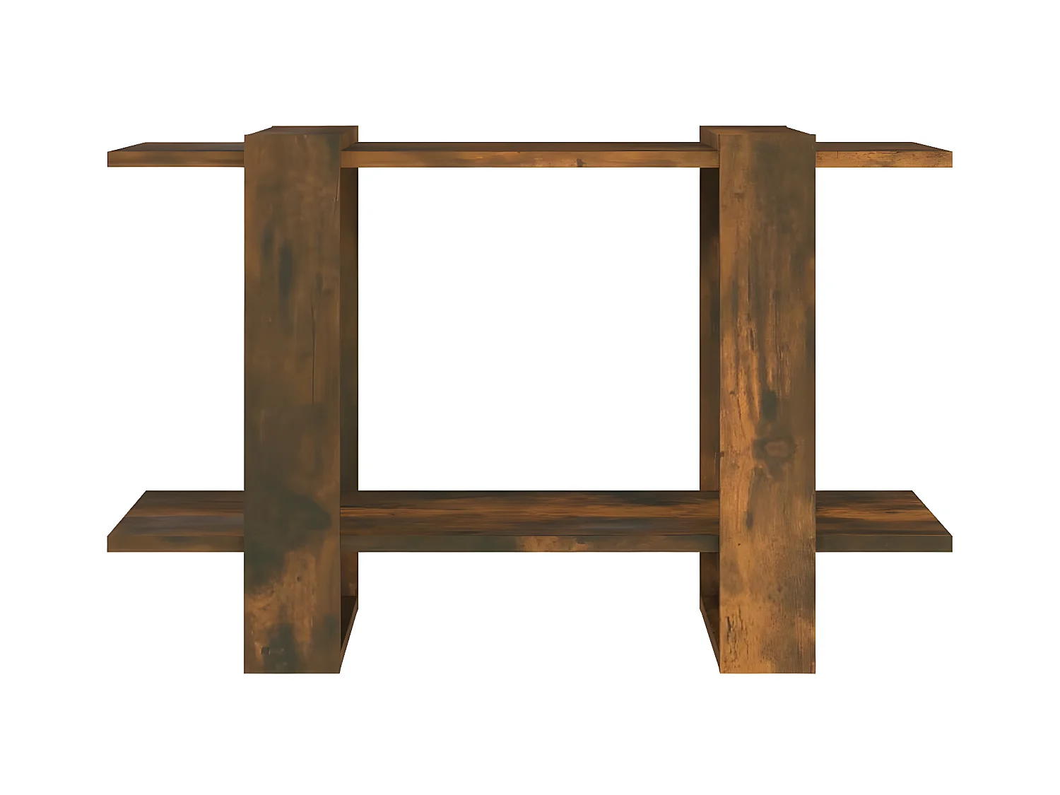 Bibliothèque/Séparateur de pièce Chêne fumé 80x30x51 cm