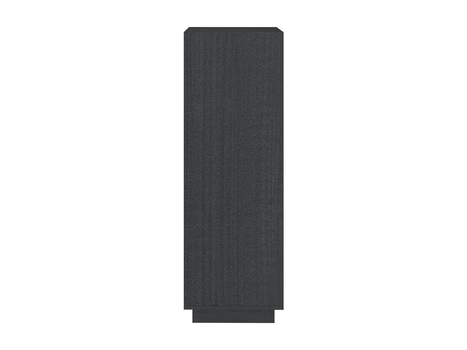 Bibliothèque/Séparateur de pièce Gris 40x35x103 cm Pin massif