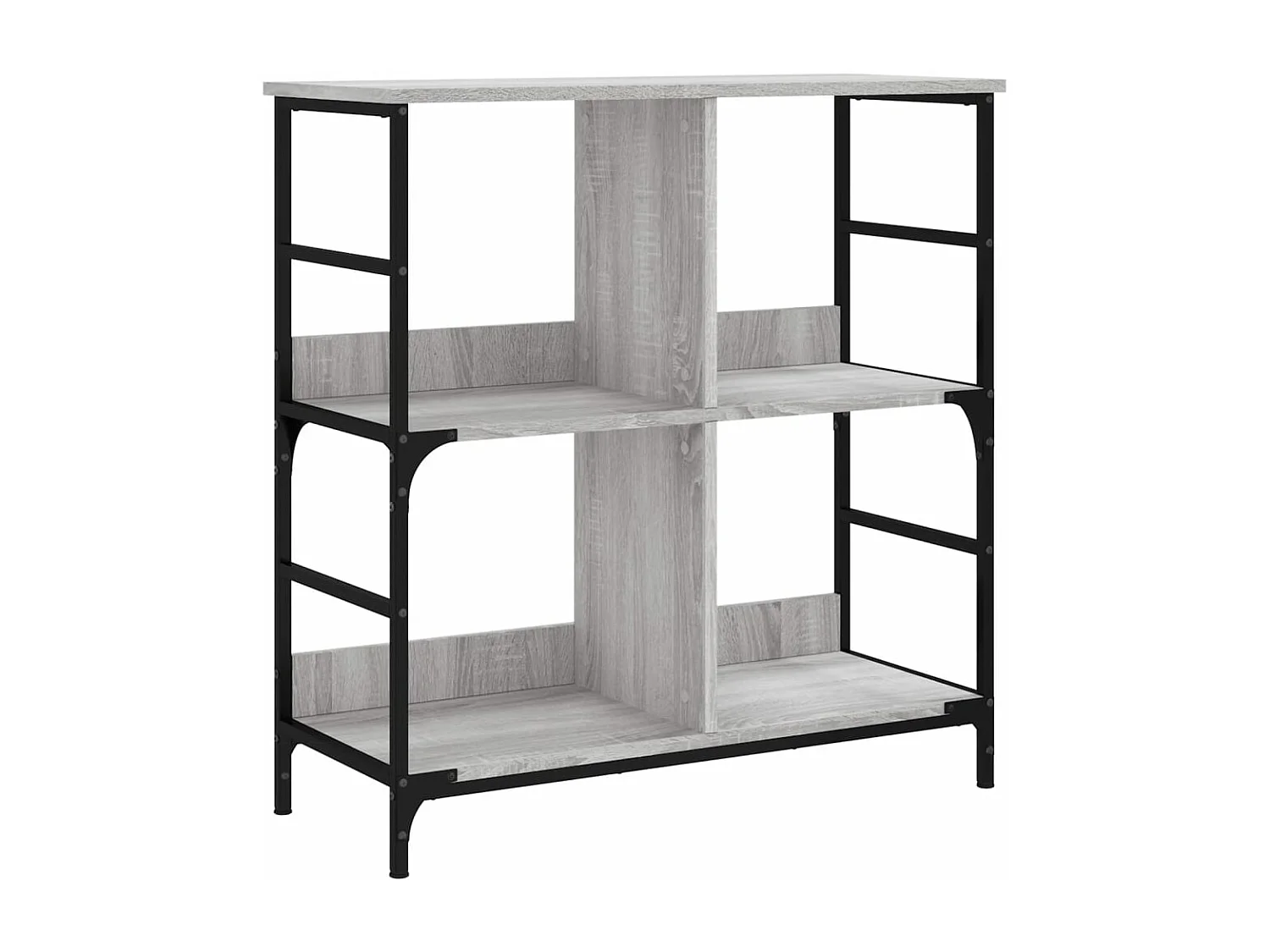 Bibliothèque sonoma gris 78,5x33x82 cm bois d'ingénierie