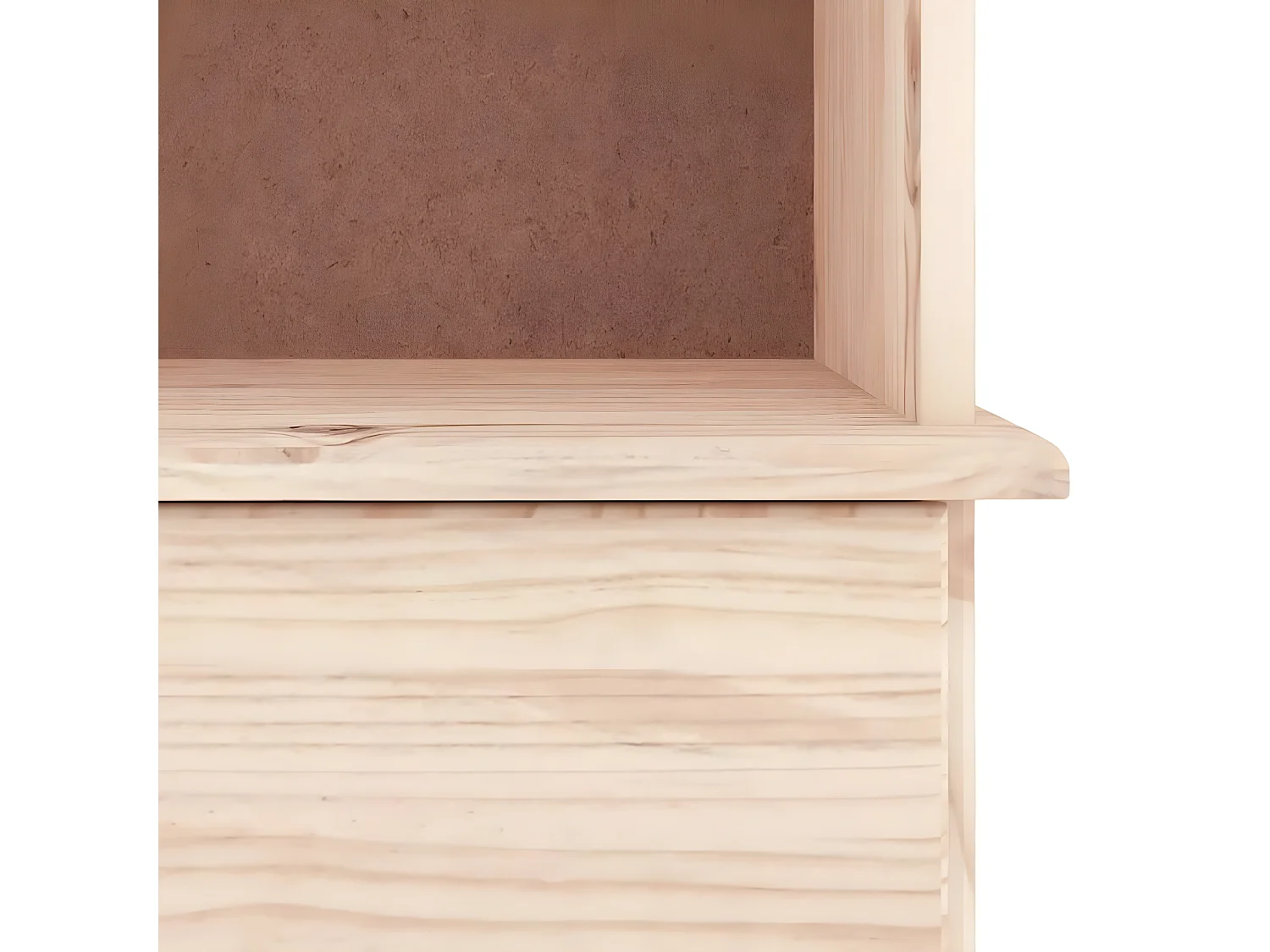 Bibliothèque avec tiroirs ALTA 60x35x142 cm bois massif de pin