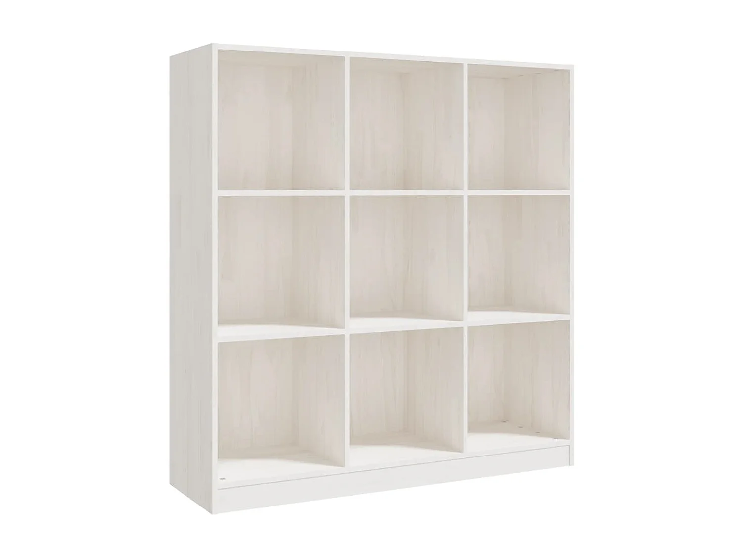 Bibliothèque/Séparateur de pièce Blanc 104x33,5x110 cm Pin