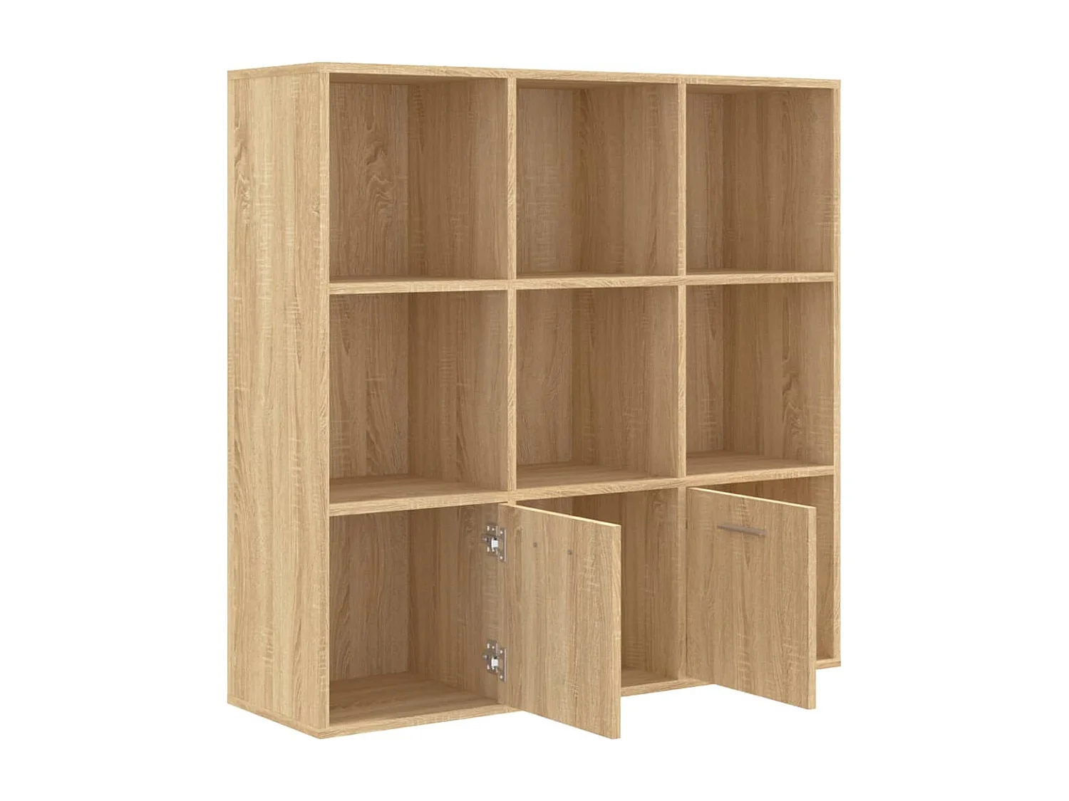 Bibliothèque Chêne sonoma 98x30x98 cm Aggloméré