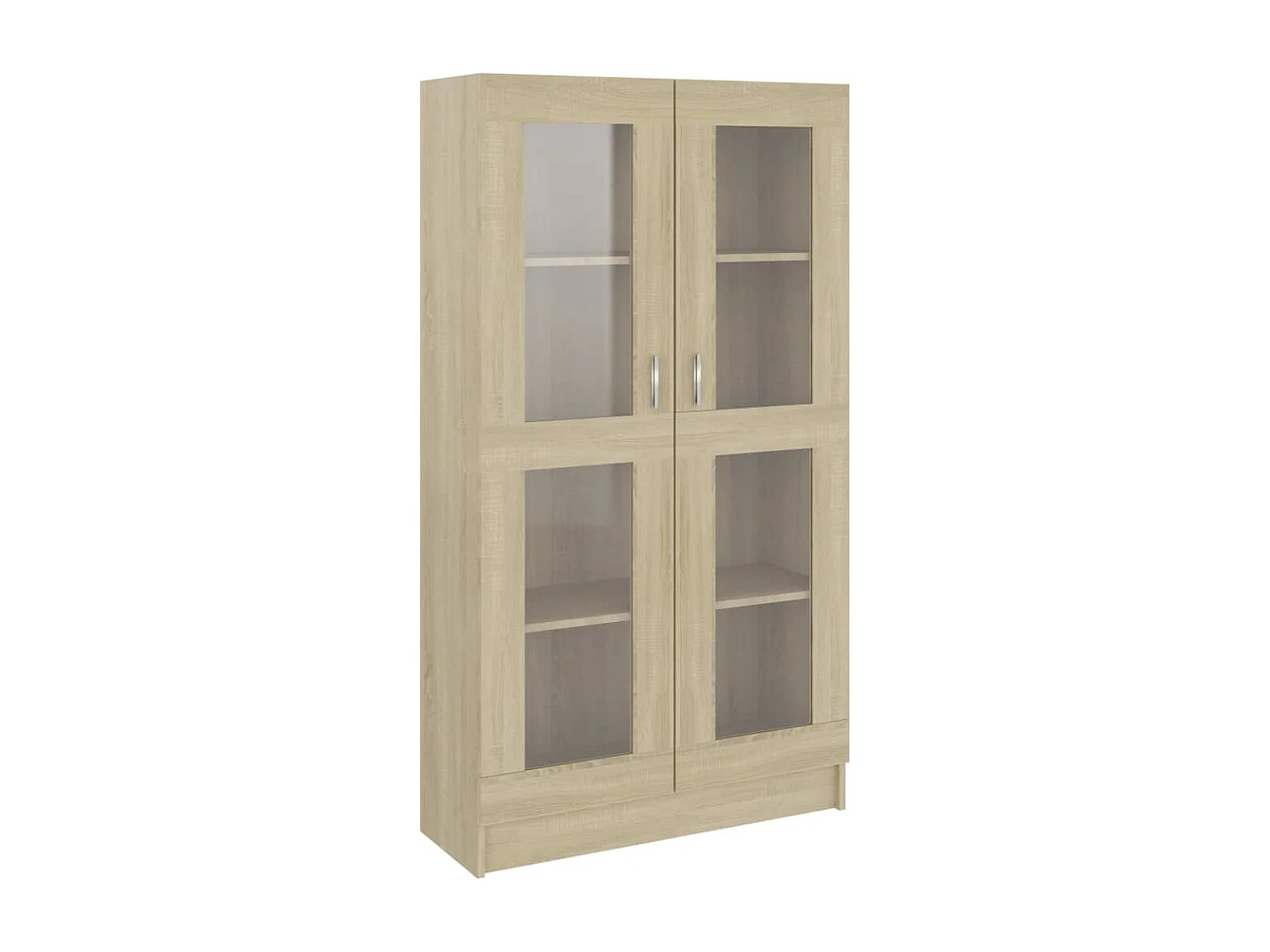 Armoire à vitrine Chêne sonoma 82,5x30,5x150 cm Aggloméré