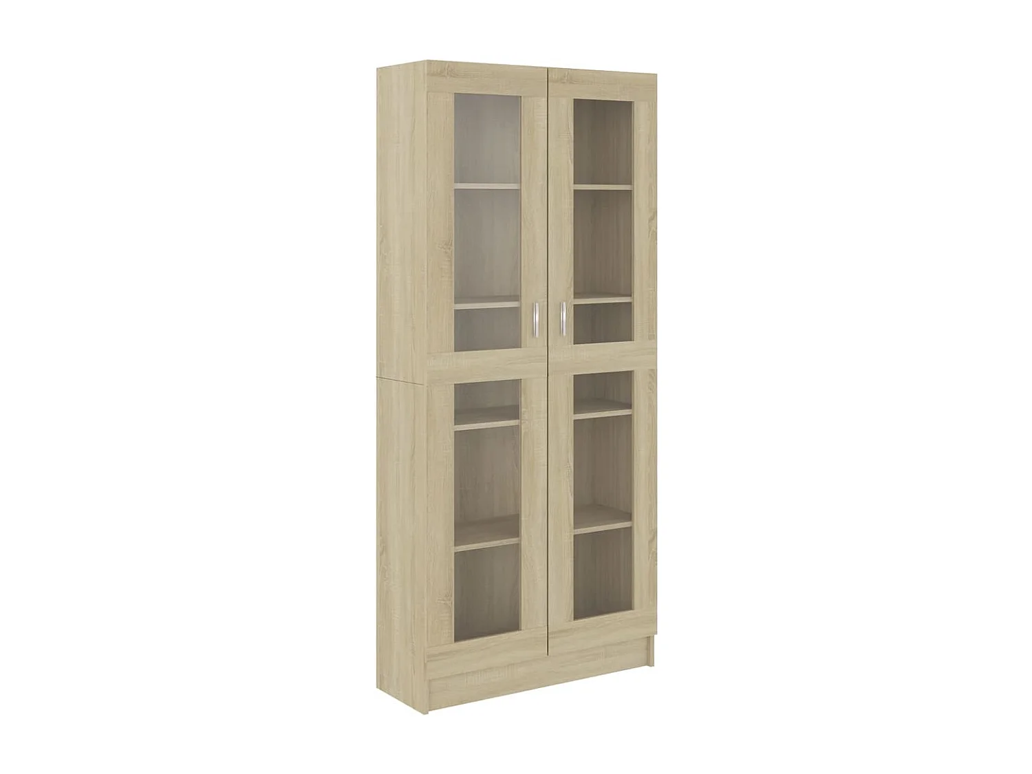 Armoire à vitrine Chêne sonoma 82,5x30,5x185,5 cm Aggloméré