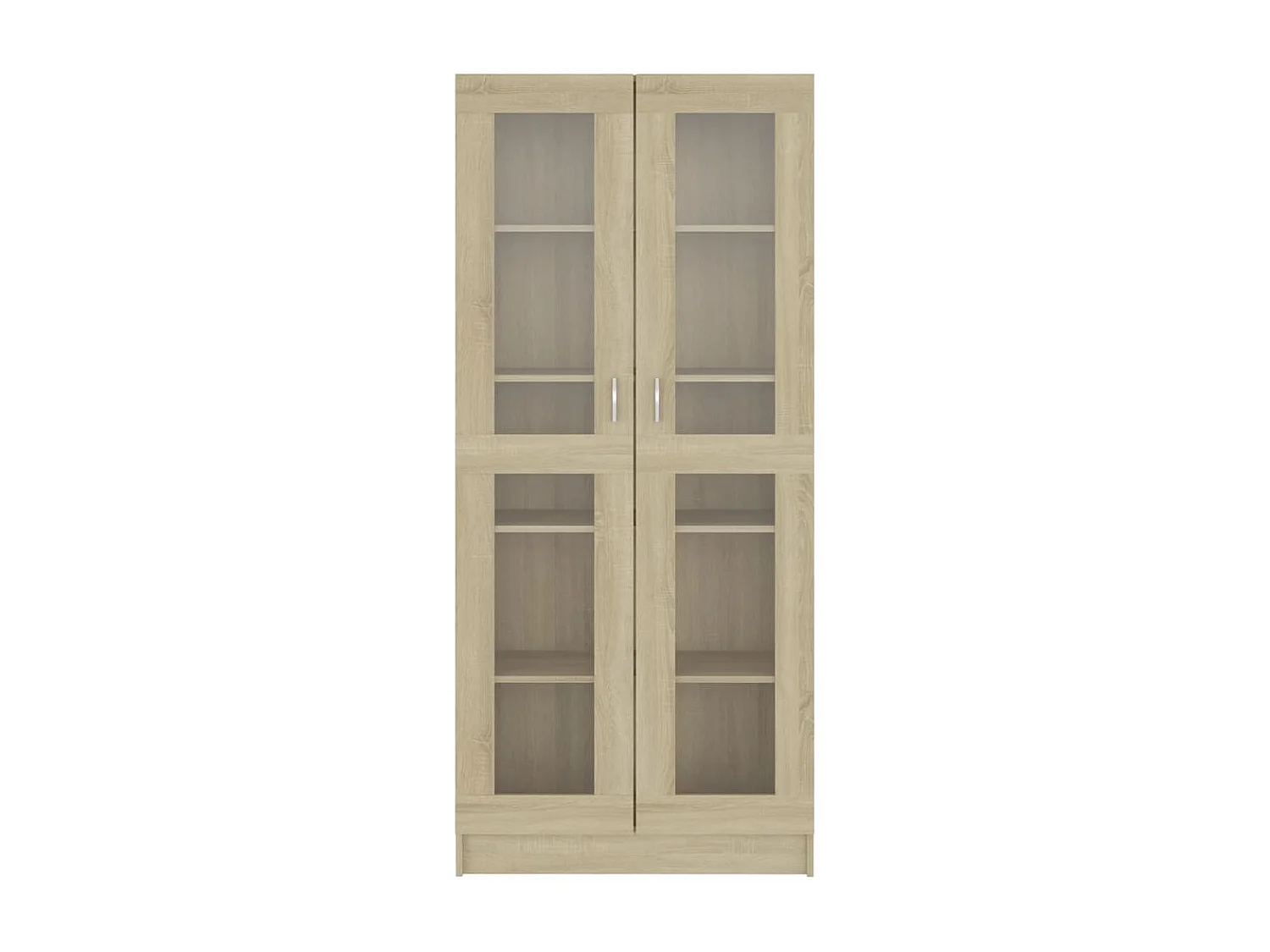 Armoire à vitrine Chêne sonoma 82,5x30,5x185,5 cm Aggloméré
