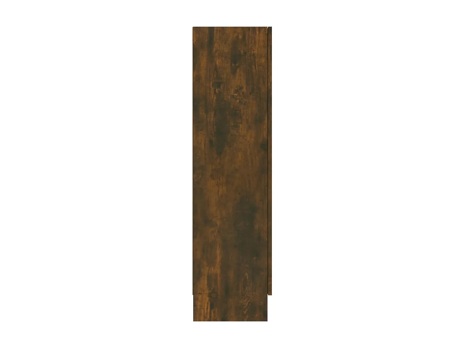 Armoire à vitrine Chêne fumé 82,5x30,5x115 cm Bois d'ingénierie