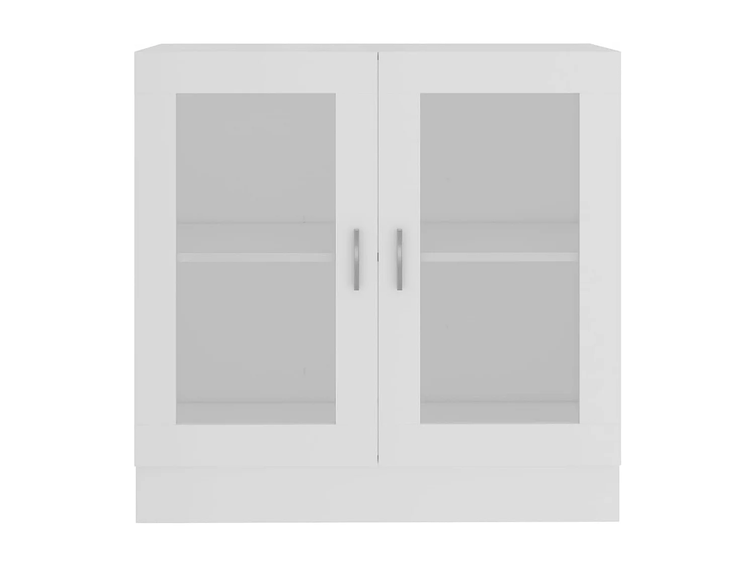 Armoire à vitrine Blanc 82,5x30,5x80 cm Aggloméré