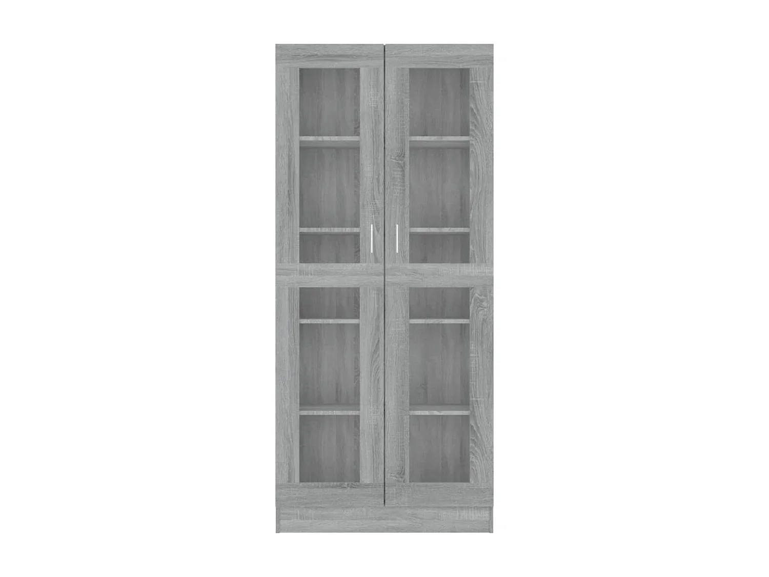 Armoire à vitrine Sonoma gris 82,5x30,5x185,5cm Bois ingénierie