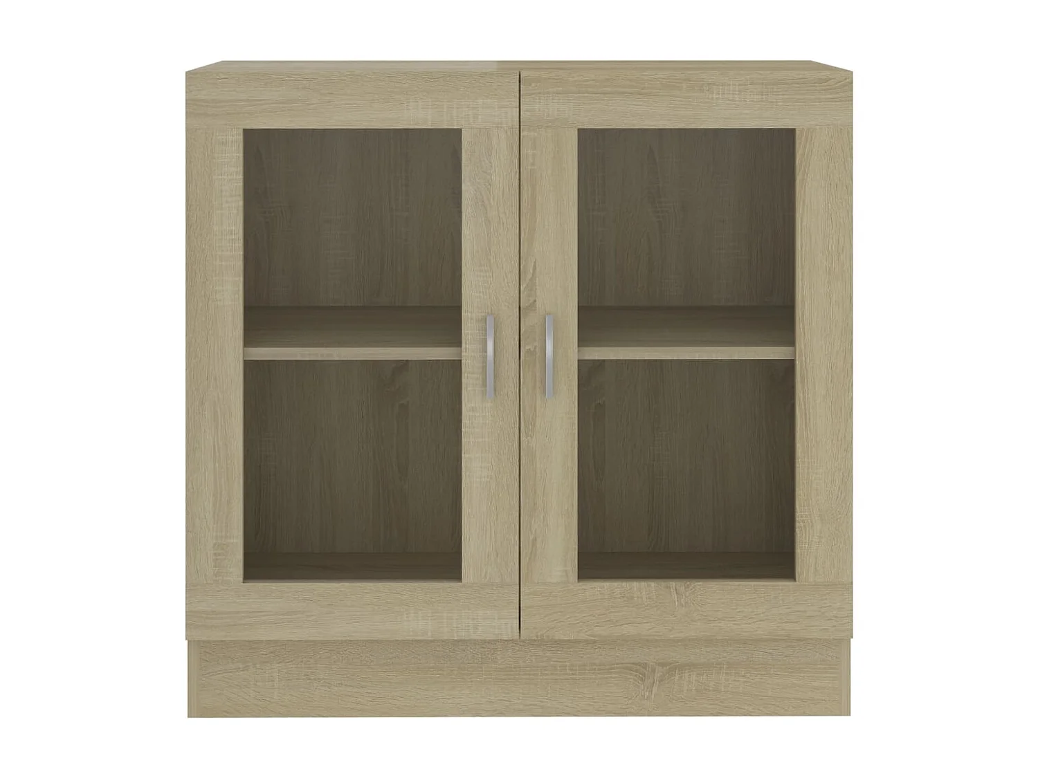 Armoire à vitrine Chêne sonoma 82,5x30,5x80 cm Aggloméré