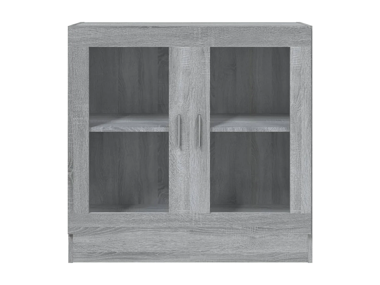 Armoire à vitrine Sonoma gris 82,5x30,5x80 cm Bois d'ingénierie