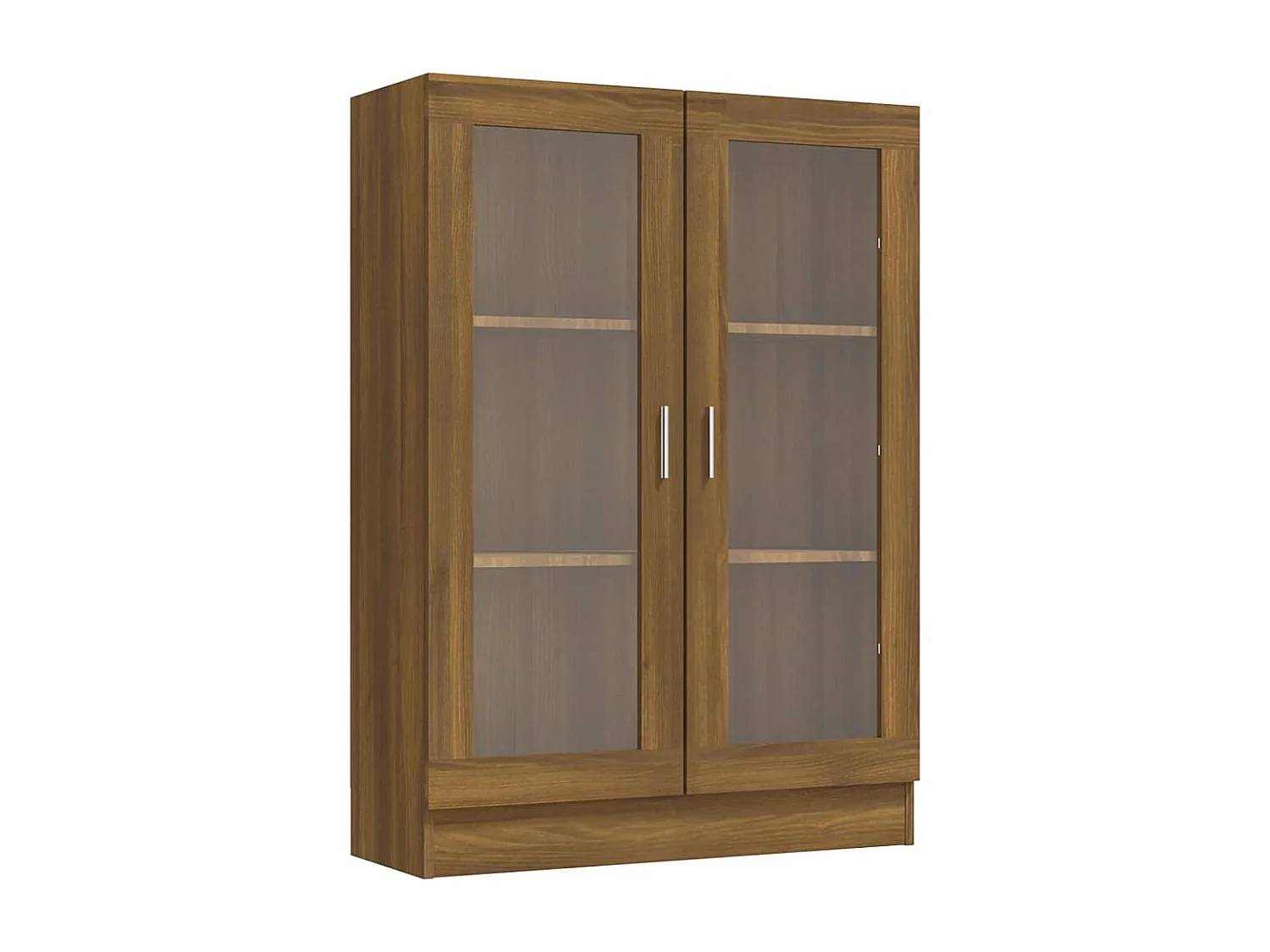 Armoire à vitrine Chêne marron 82,5x30,5x115cmBois d'ingénierie
