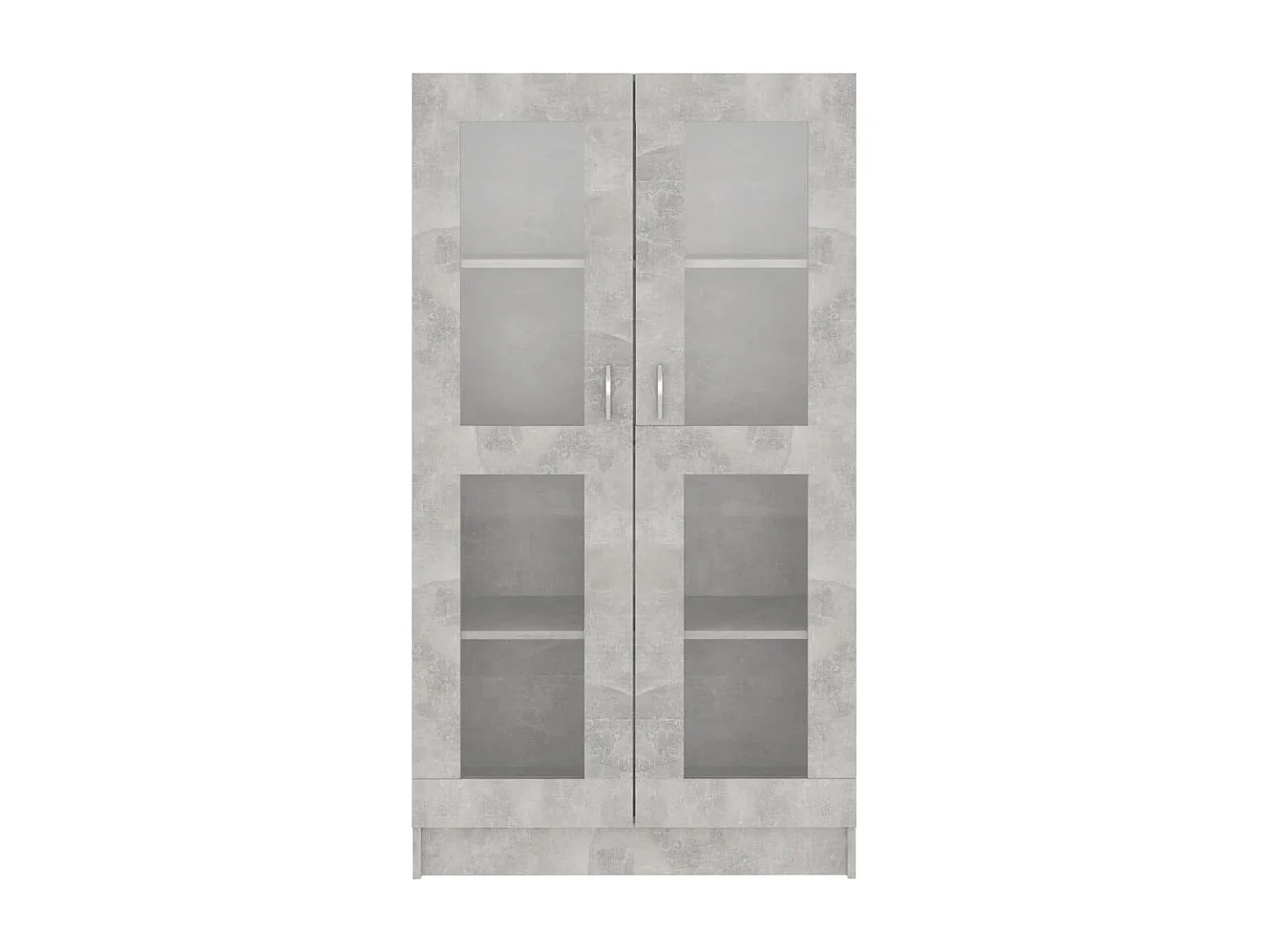 Armoire à vitrine Gris béton 82,5x30,5x150 cm Aggloméré