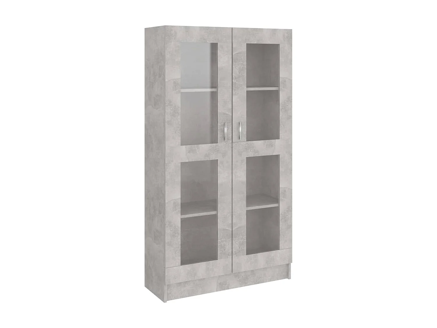 Armoire à vitrine Gris béton 82,5x30,5x150 cm Aggloméré