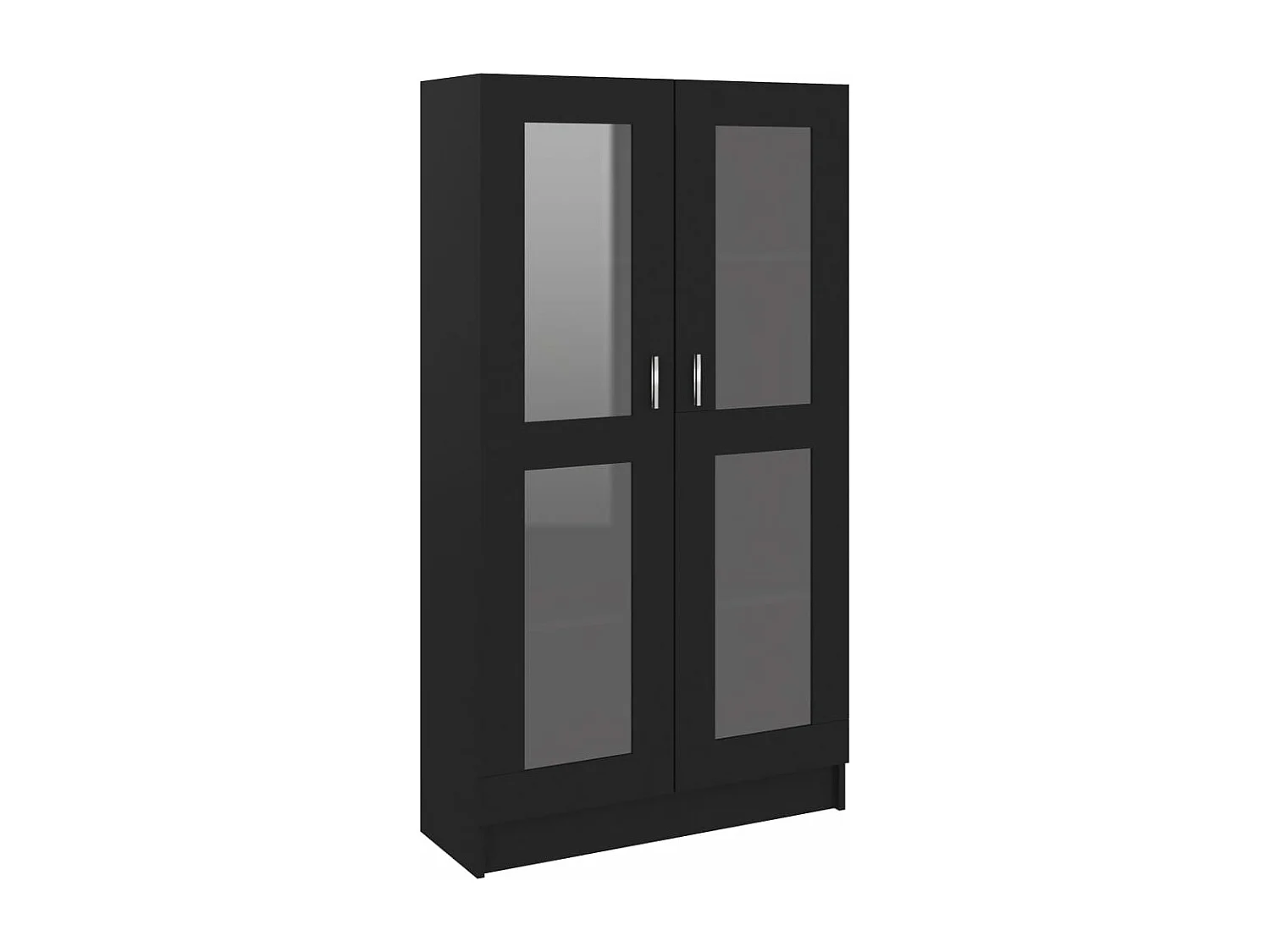 Armoire à vitrine Noir 82,5x30,5x150 cm Aggloméré