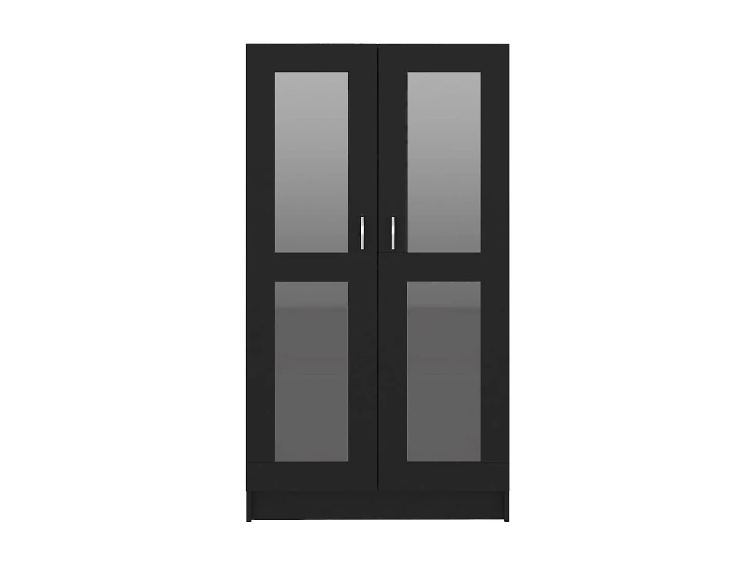 Armoire à vitrine Noir 82,5x30,5x150 cm Aggloméré