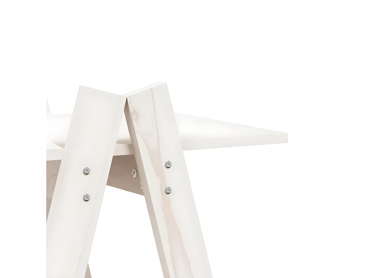 Étagère 5 niveaux en forme de A 110x40x180,5 cm bois pin massif