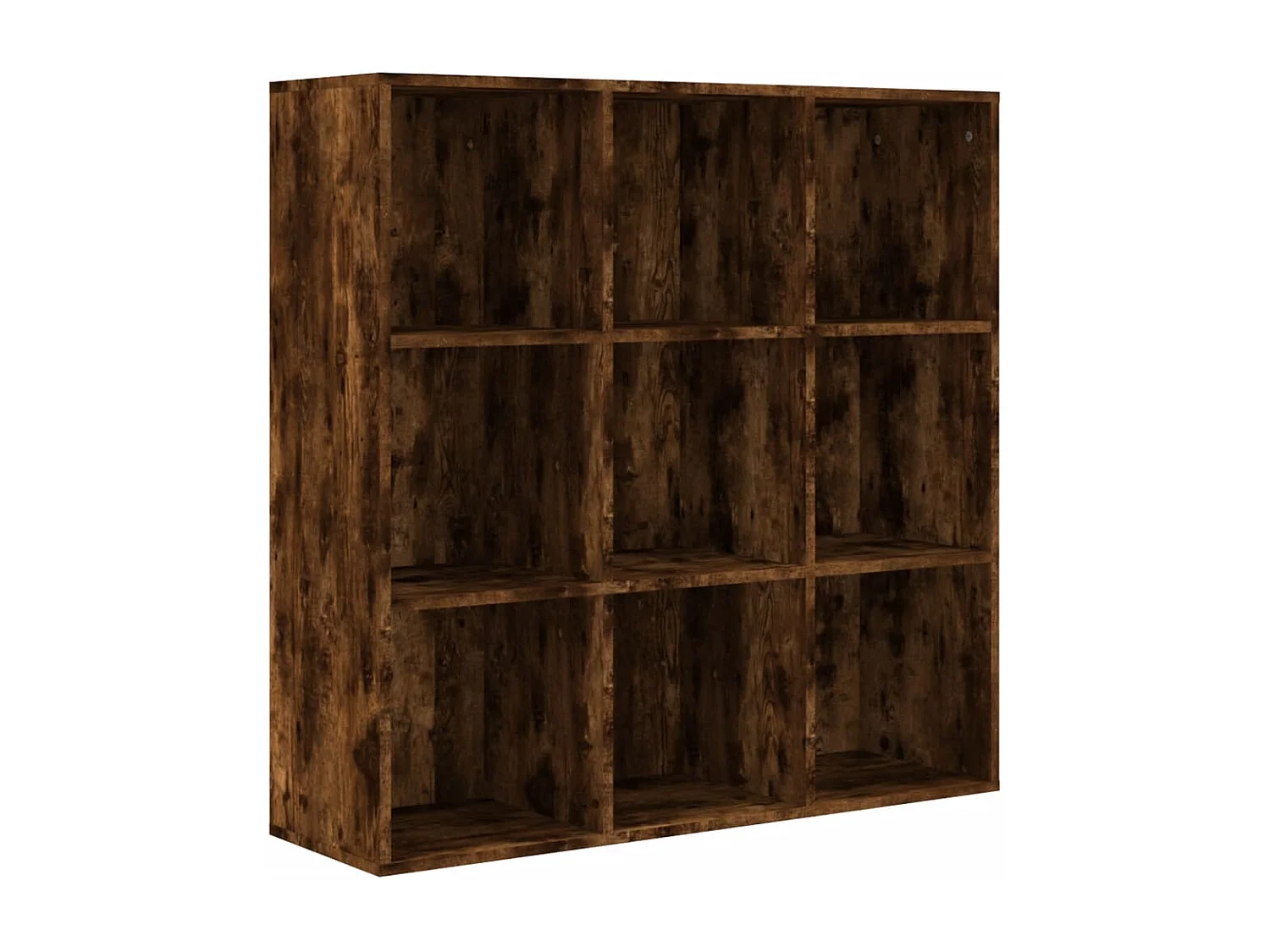 Armoire à livres Chêne fumé 98x30x98 cm