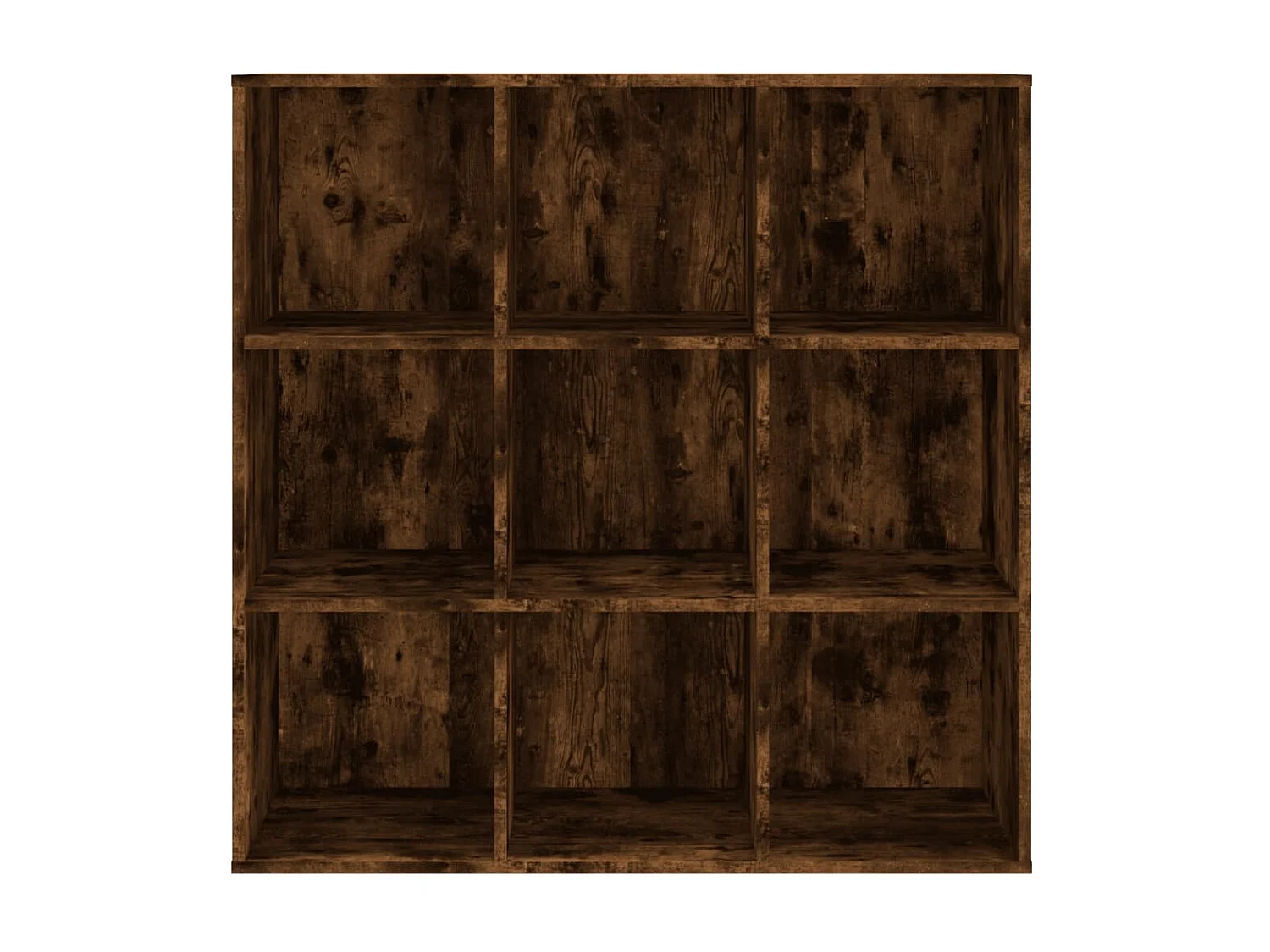 Armoire à livres Chêne fumé 98x30x98 cm