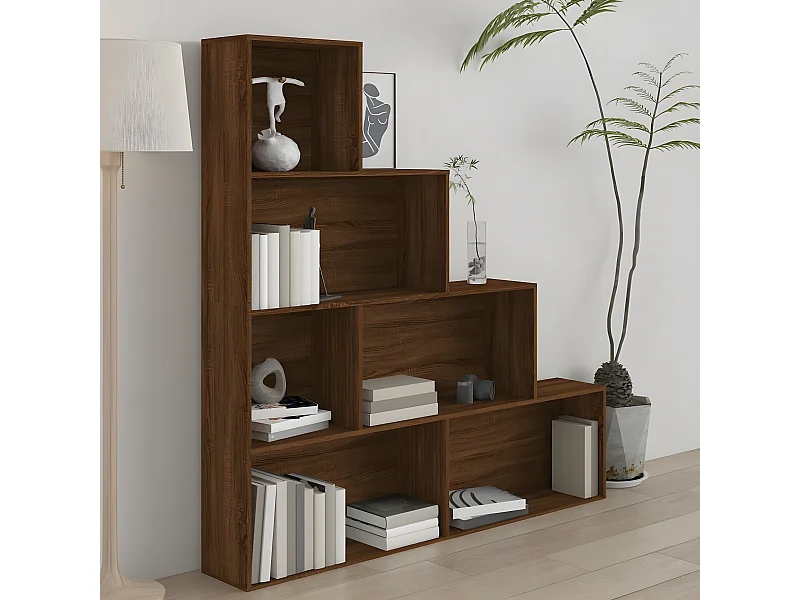 Armoire à livres Chêne marron 155x24x160 cm