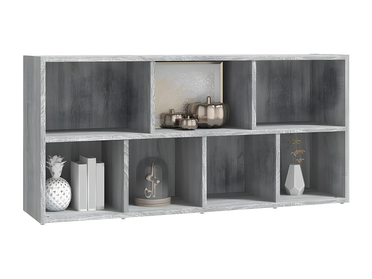 Armoire à livres Sonoma gris 50x25x106 cm