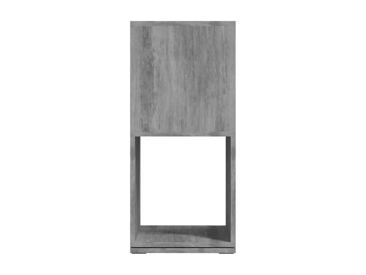 Armoire rotative Gris béton 34,5x34,5x75,5 cm Aggloméré